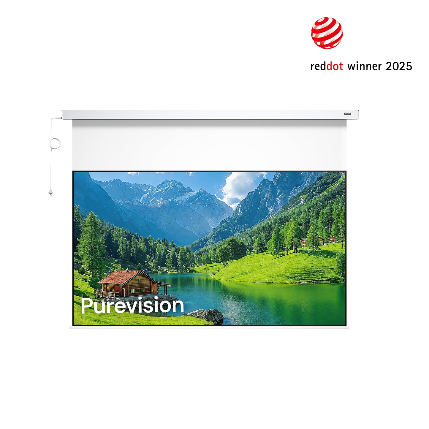 PureVision Anti-Speckle Motorized Matte White Screen(EU€)