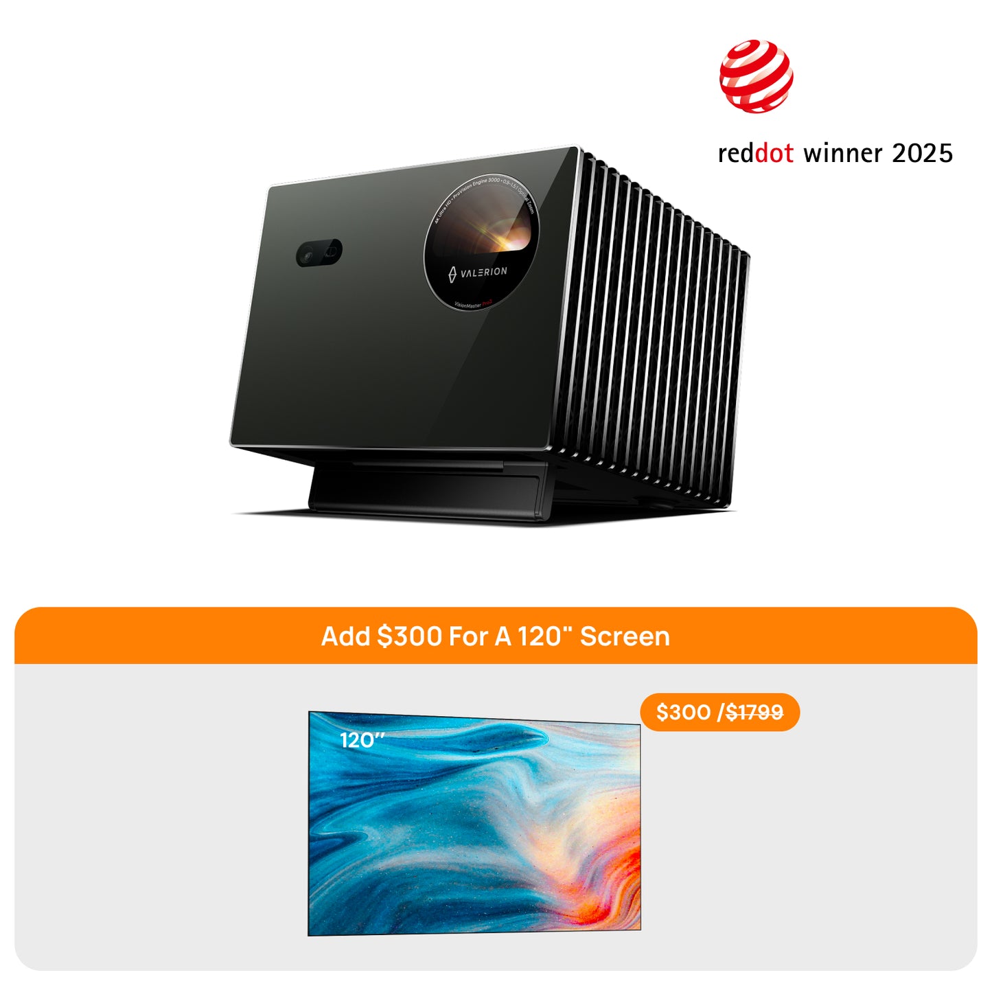 VisionMaster Pro2 + FREE Fresnel Ambient Light Rejecting Screen