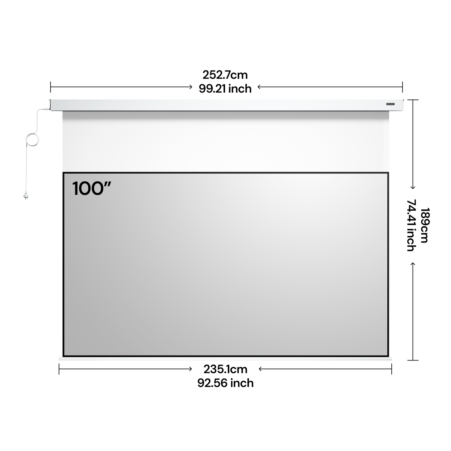 PureVision Anti-Speckle Motorized Matte White Screen(EU€)