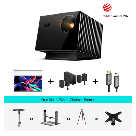 AWOL Valerion Max + PureVision Anti-Speckle Screen + ThunderBeat Speaker + Accessories