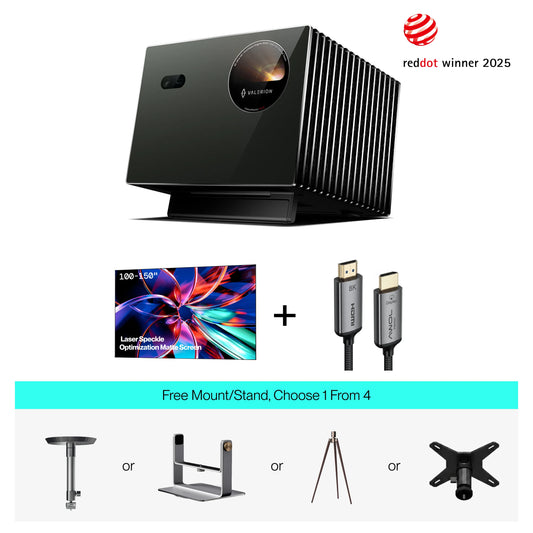 AWOL Valerion Pro 2+ PureVision Anti-Speckle Screen (Fixed Frame) (US) & Accessories