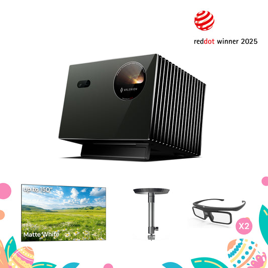 Pro2+Free White Screen&Ceiling Bracket&3D glasses(€）