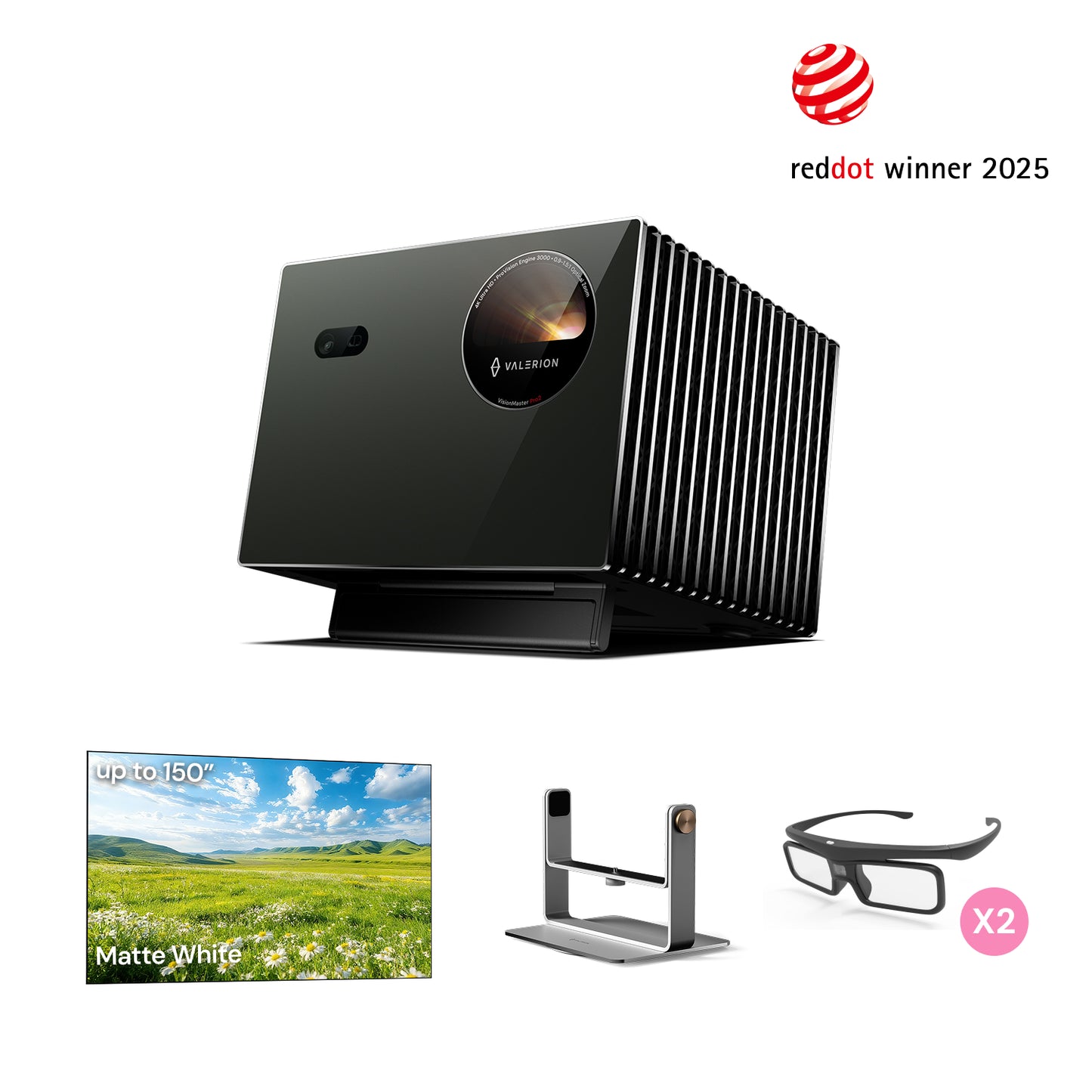 AWOL Valerion Pro2+White Screen + Stand+3D glasses(EU€）