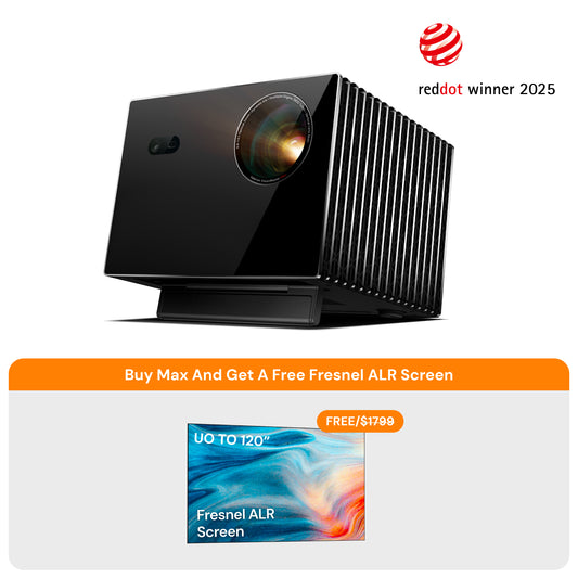 VisionMaster Max + FREE Fresnel Ambient Light Rejecting Screen