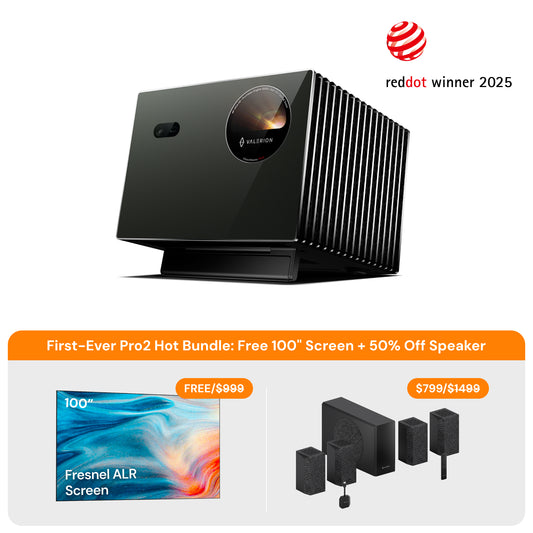 VisionMaster Pro2 + FREE Fresnel Ambient Light Rejecting Screen + 50% OFF Thunderbeat