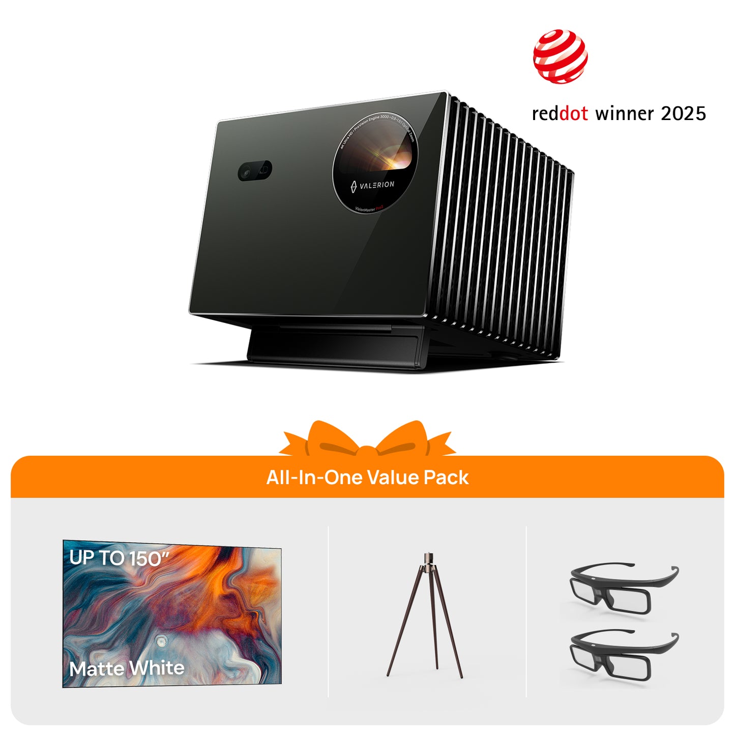 Pro2+Free White Screen&Tripod Stand&3D glasses(EU&UK)